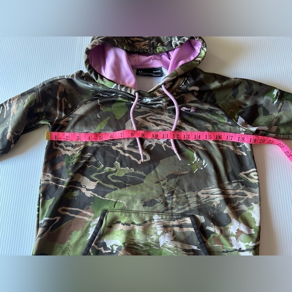 Under Armour Camouflage Hoodie with Pink Interior - Picture 4 of 6
